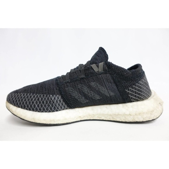 ADIDAS Pure Boost Black Sz 7.5 Women Running Athletic Sneakers - Picture 7 of 10